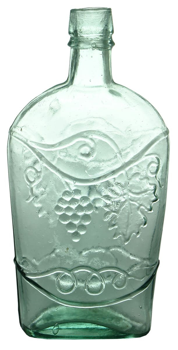 Grapevine Flask Antique Bottle