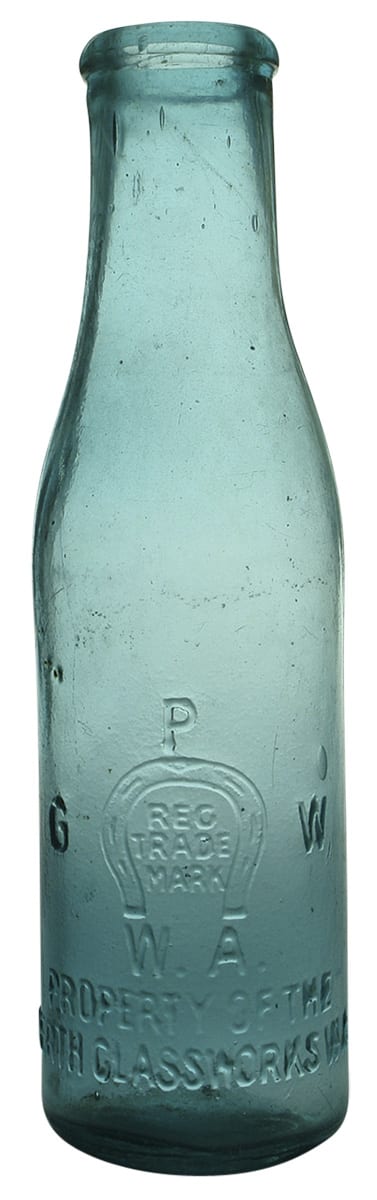 Perth Glassworks Horseshoe Glass Chutney Bottle