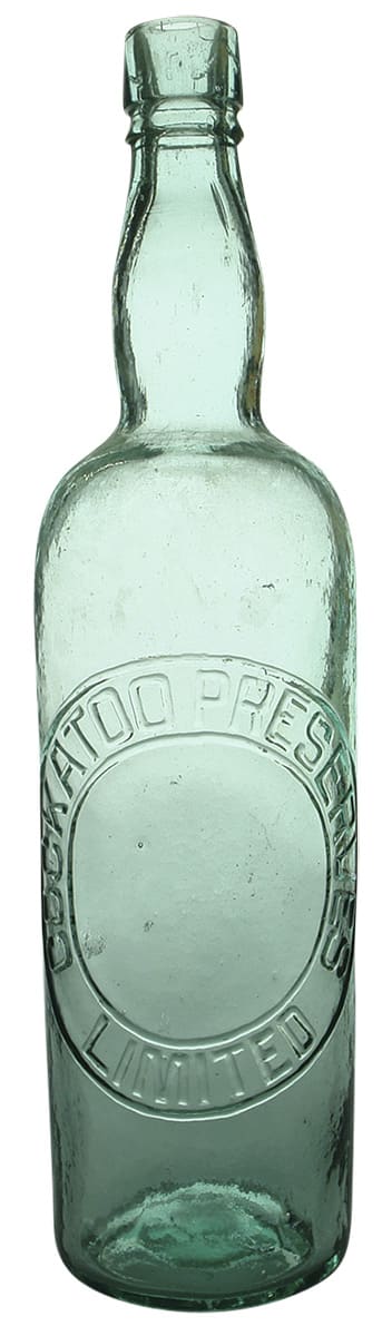 Cockatoo Preserves Limited Cordial Bottle