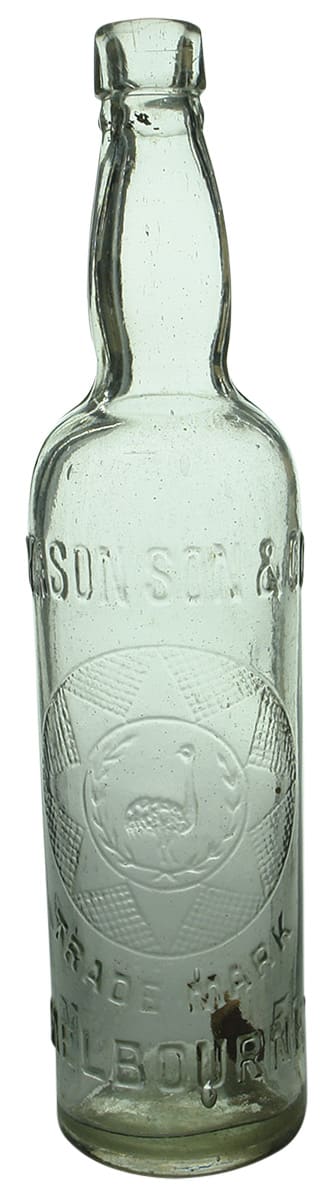 Dyason Melbourne Emu Cordial Bottle