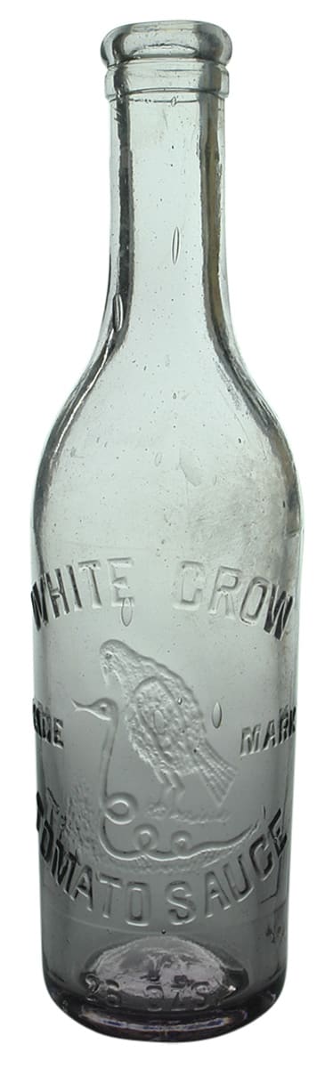 White Crow Snake Tomato Sauce Bottle