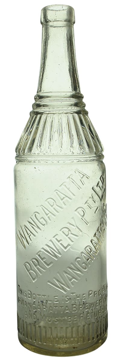 Wangaratta Brewery Vintage Cordial Bottle