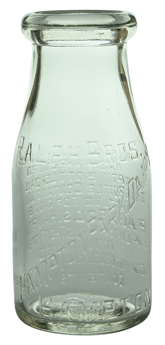 Ralph Bros Hampton Park Dairy Milk Bottle