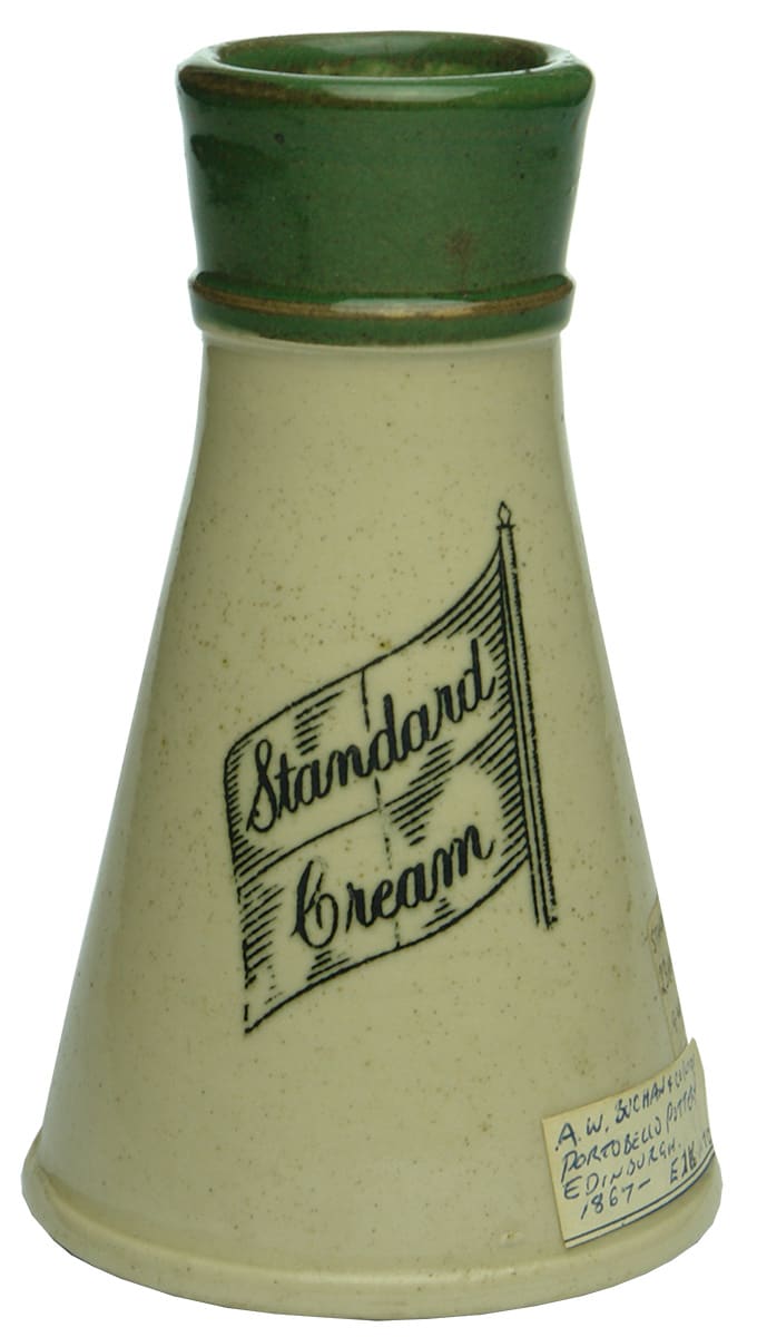 Standard Cream Stoneware Jar