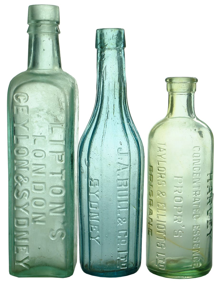 Collection Old Vintage Bottles