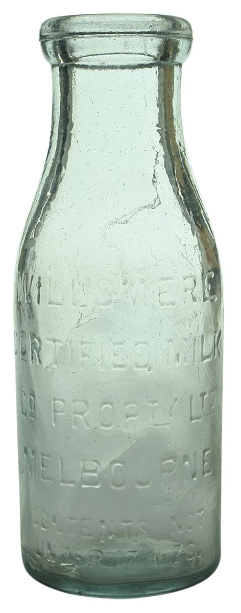 Willsmere Certified Milk Melbourne Pint Bottle