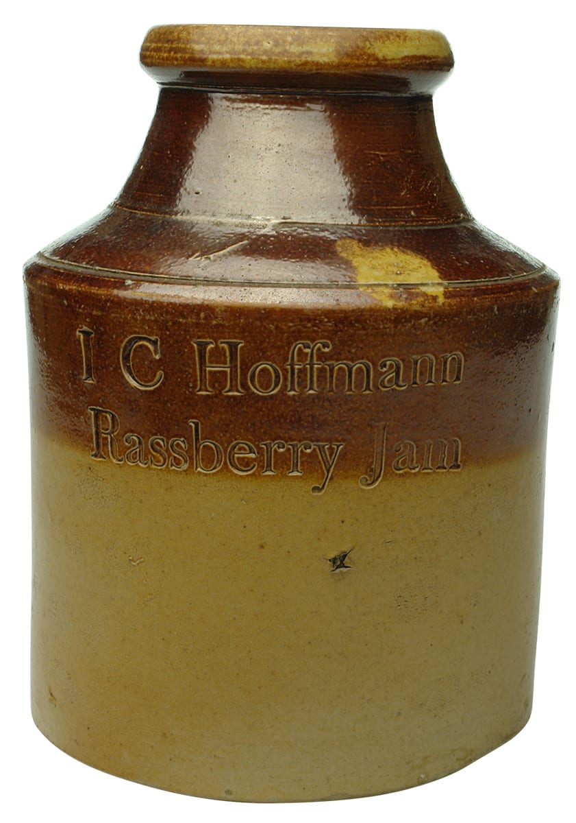 Hoffman Rassberry Jam Stoneware Jar