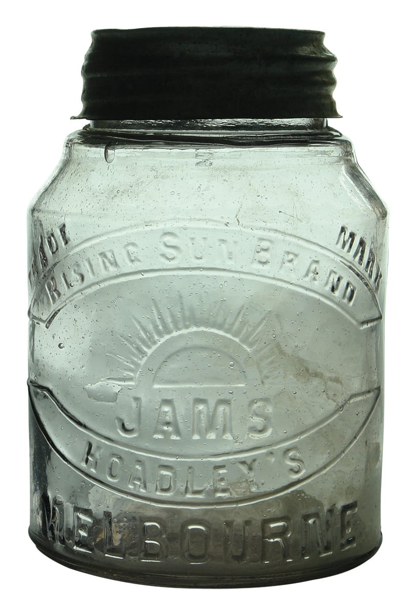 Hoadley's Melbourne Rising Sun Jam Jellies Jar