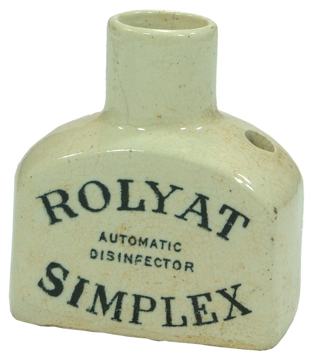 Rolyat Simplex Automatic Dispenser Stoneware Lavatory