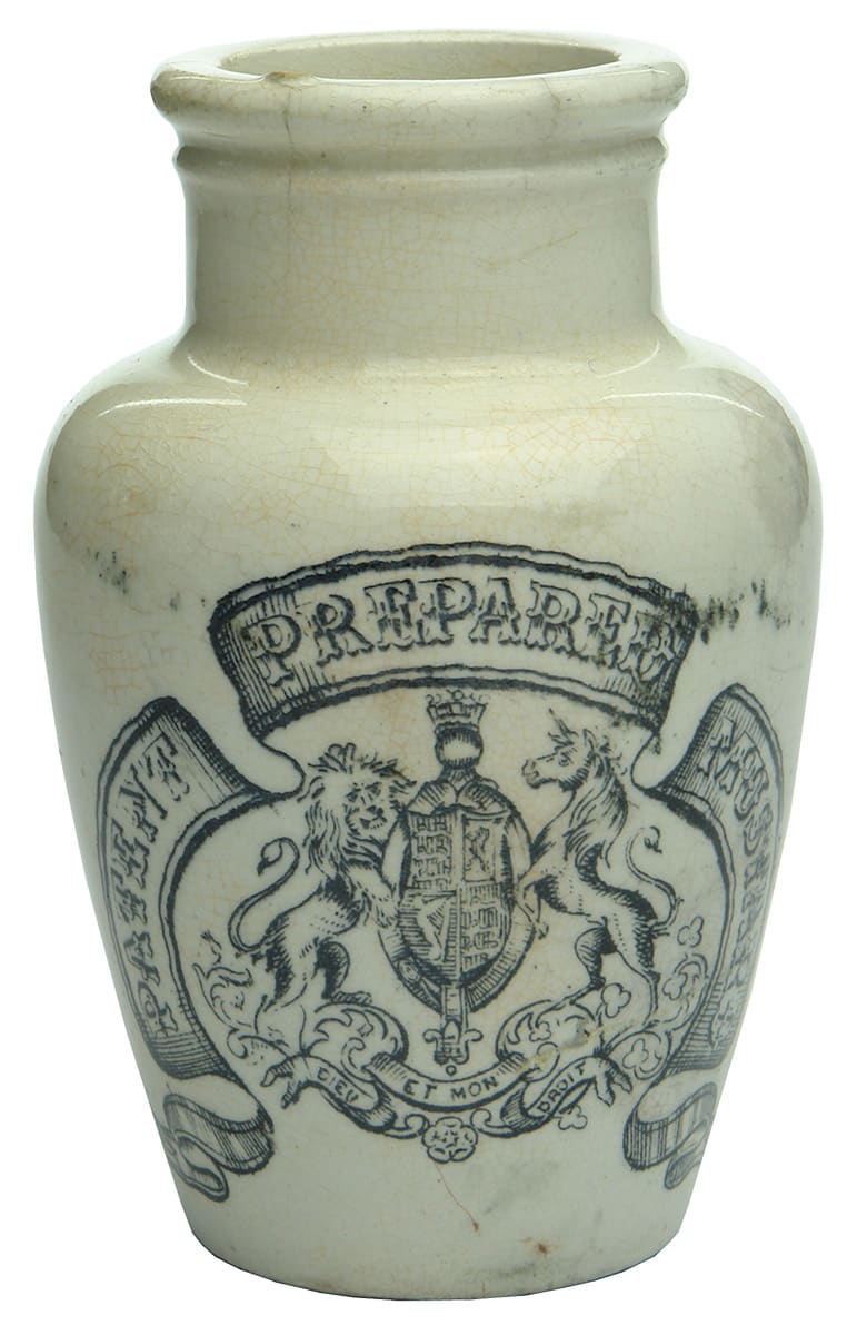 Crosse Blackwell London Stoneware Mustard Jar