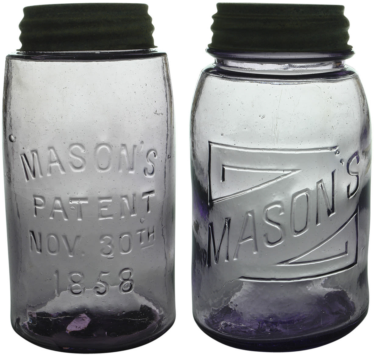 Collection Amethyst Purple Mason's Jars