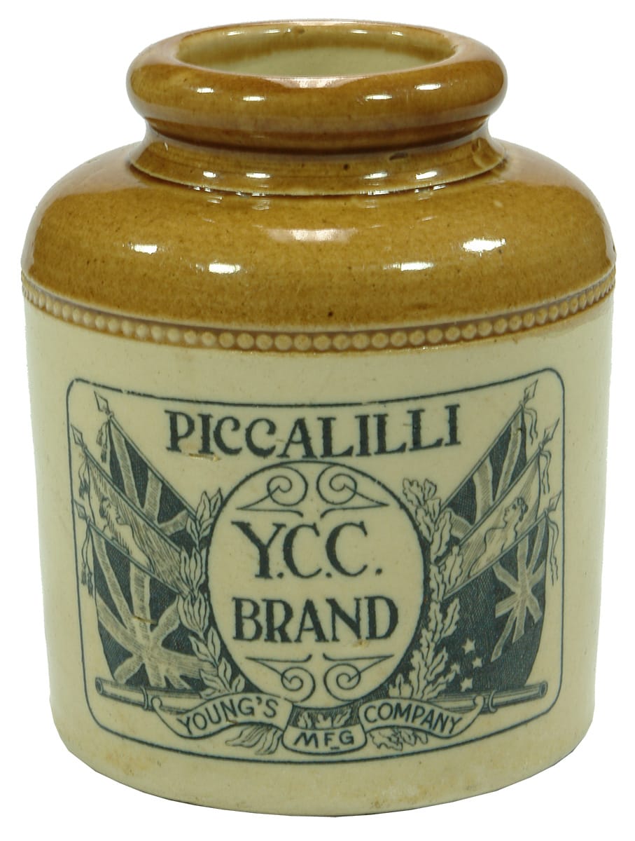 Piccalilli YCC Brand Stoneware Pickle Jar