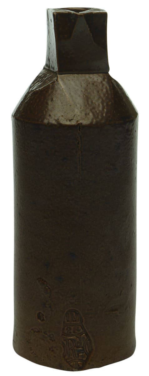 British Registration Diamond Stoneware Ink Bottle