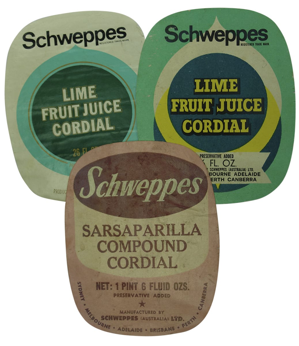 Schweppes Labels