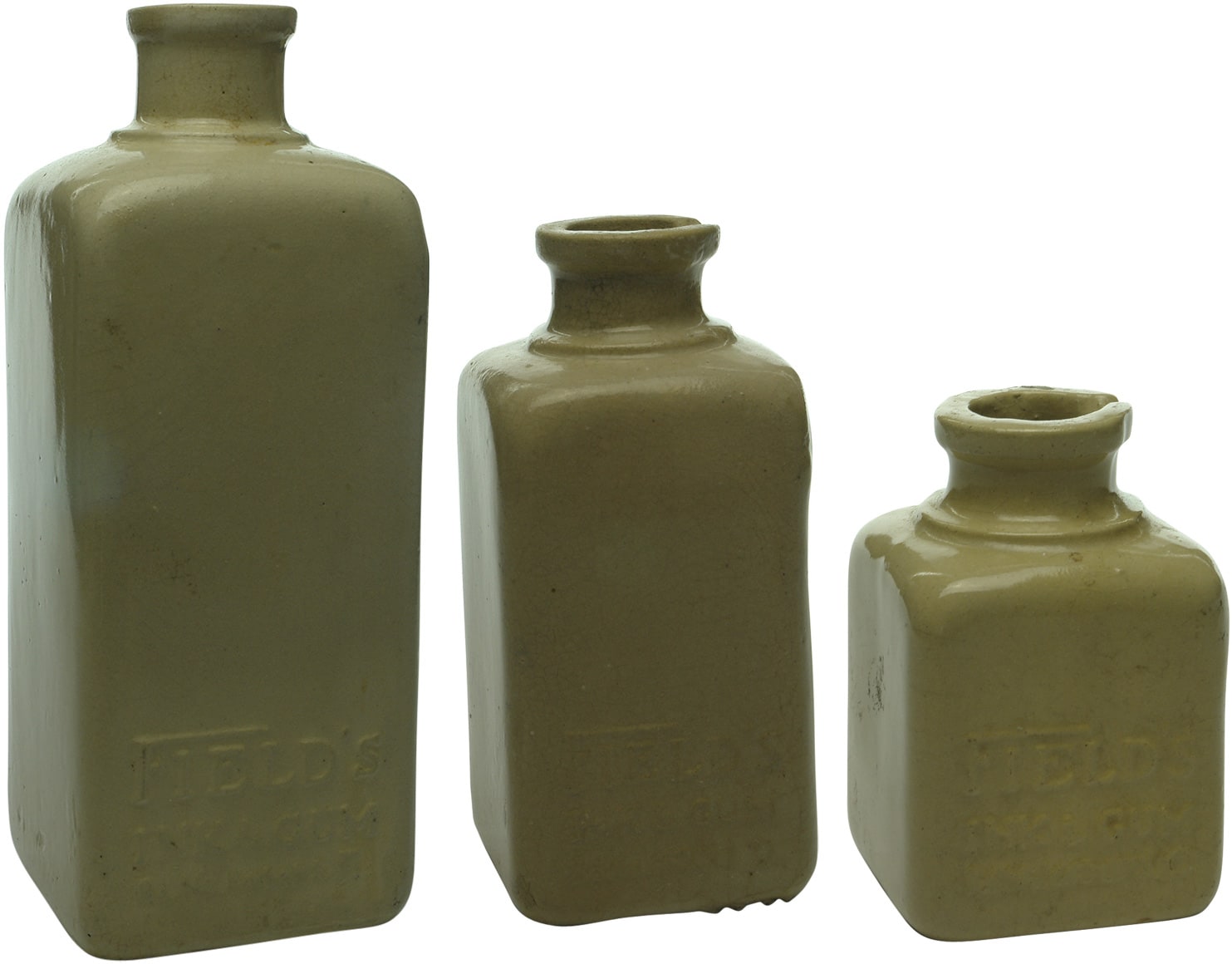 Collection Fields Inks Gums Ceramic Bottles