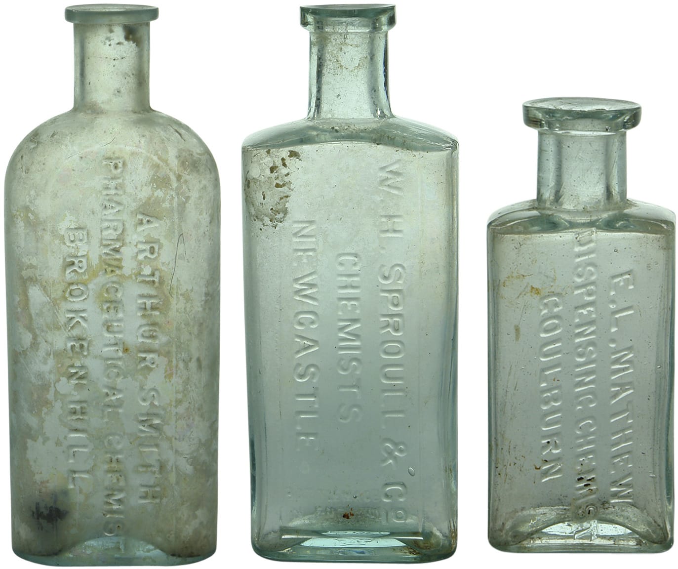 Collection Chemist Pharmacy Bottles