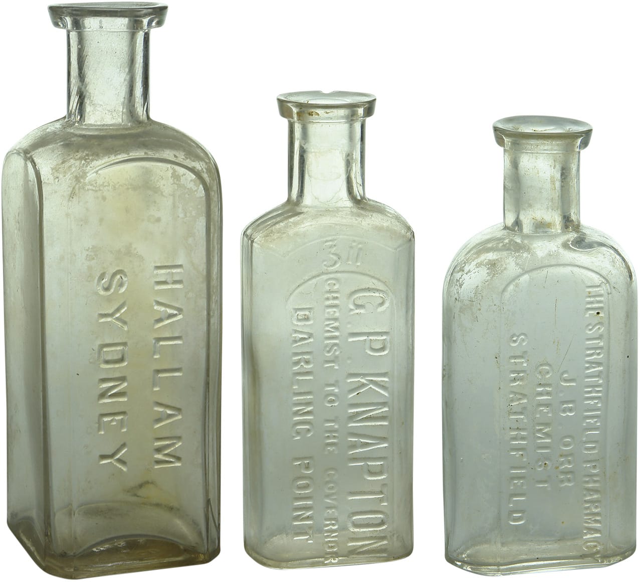 Collection Chemist Pharmacy Bottles