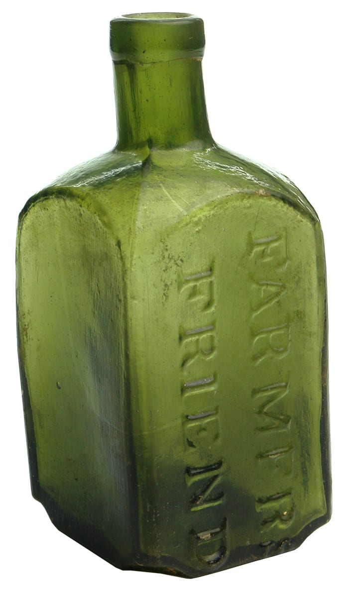 Row's Farmers Friend Antique Bottle