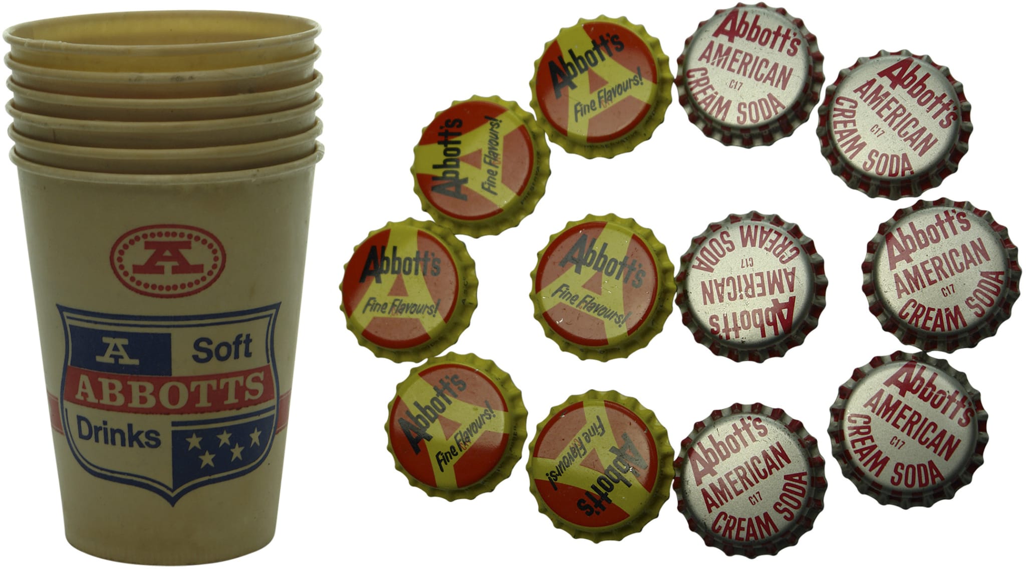 Abbott's Waxed Cups Bottle Caps