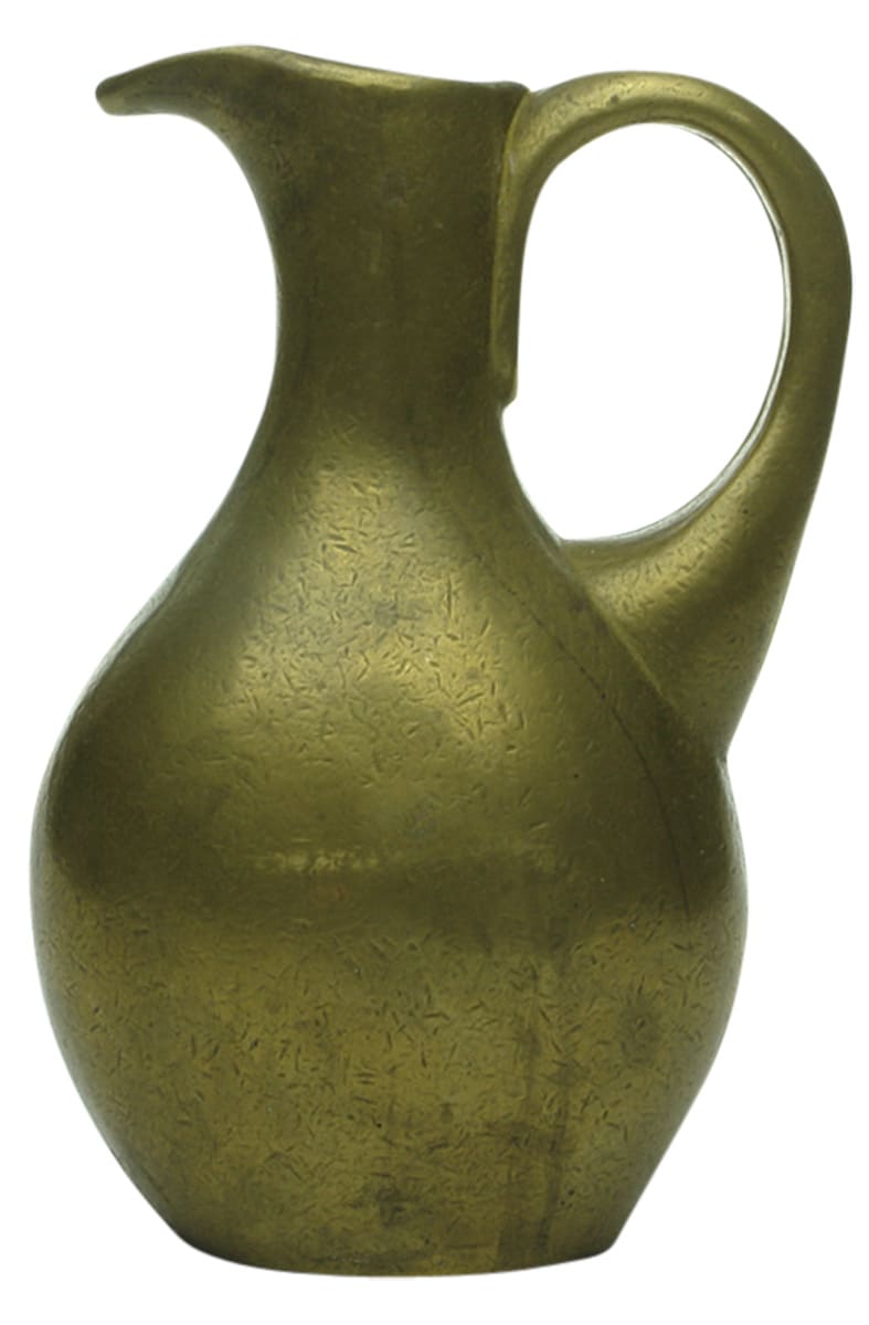 Solid Brass Heavy Decanter Bottle