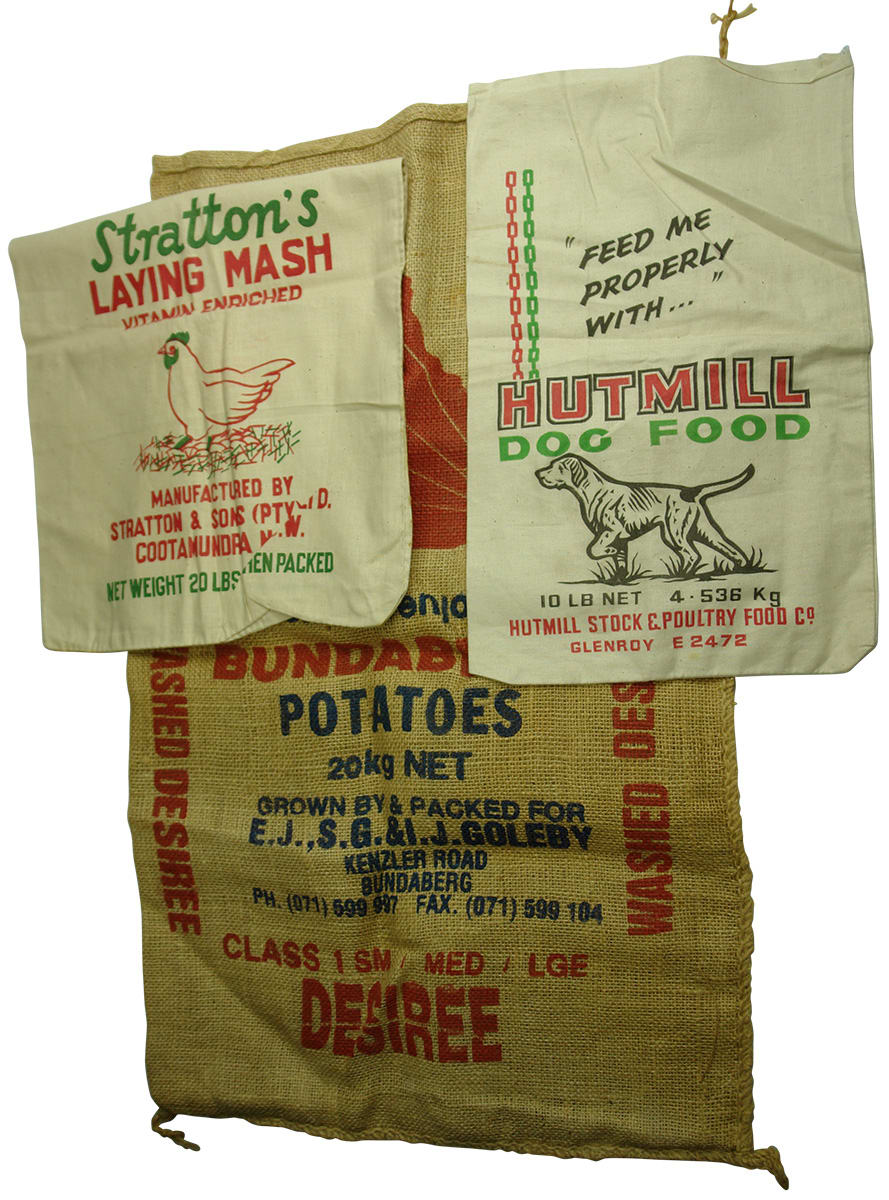 Vintage Advertising Food Bags