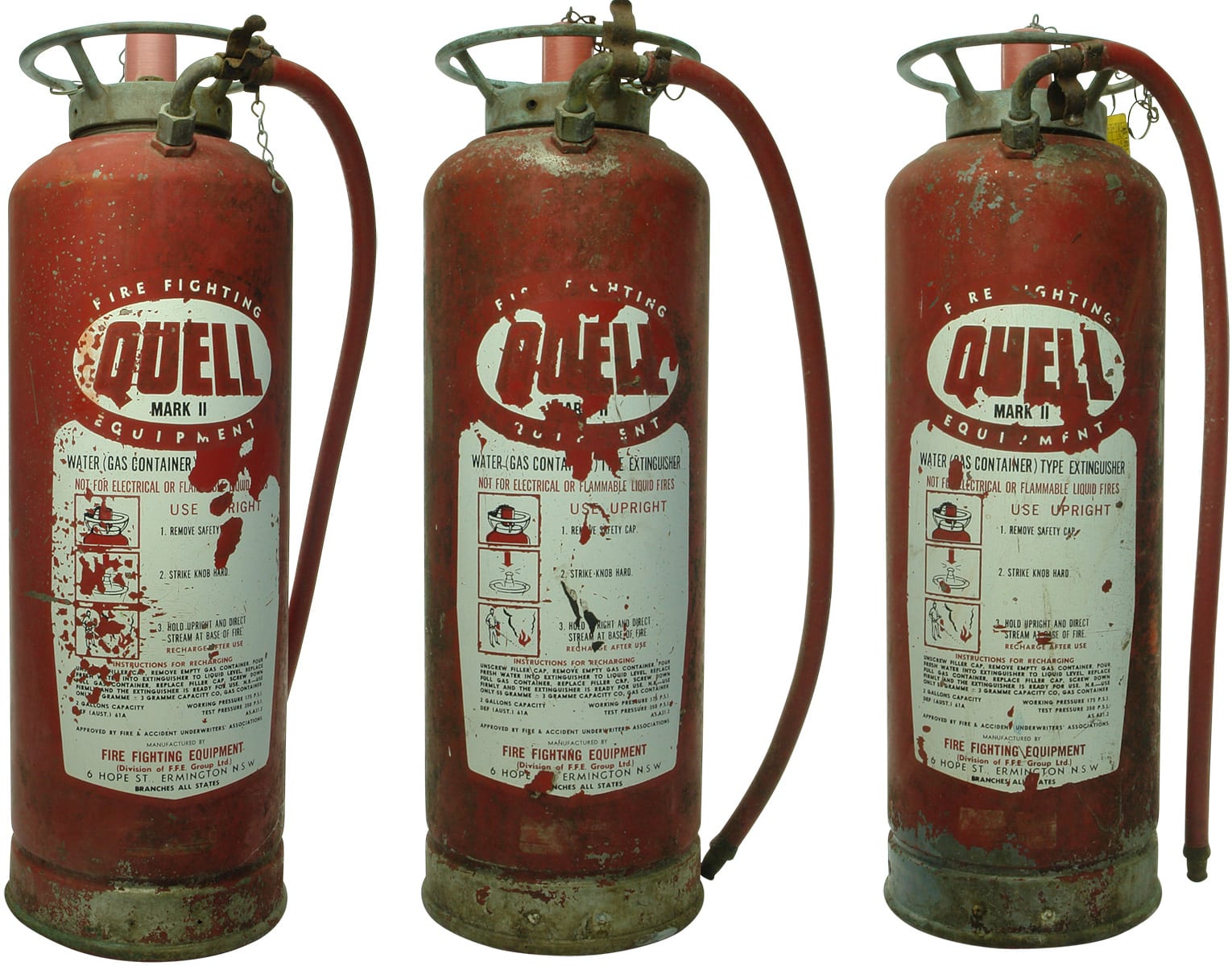 Quell Fire Extinguishers Vintage