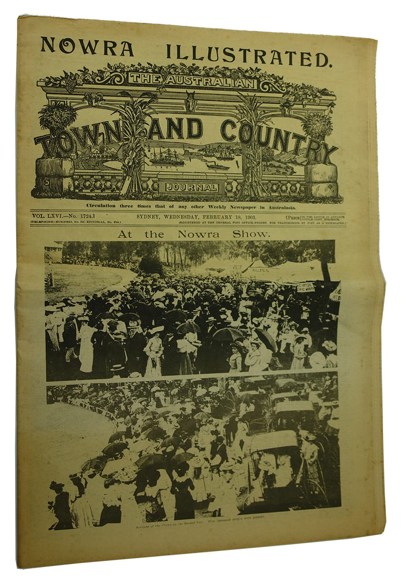 Nowra Illustrated 1903 Newspaper