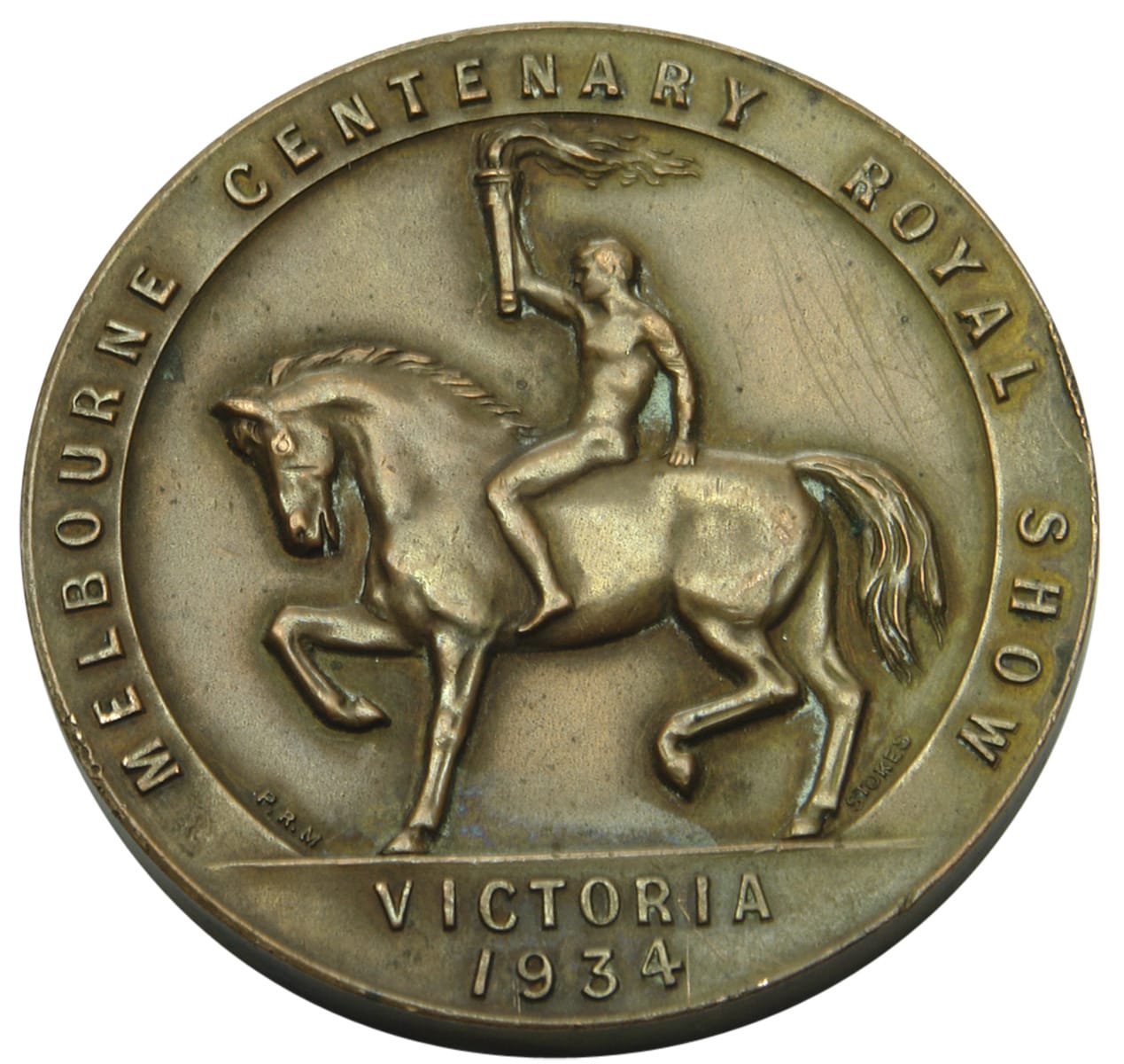 Melbourne Centenary 1935 Royal Show Medal