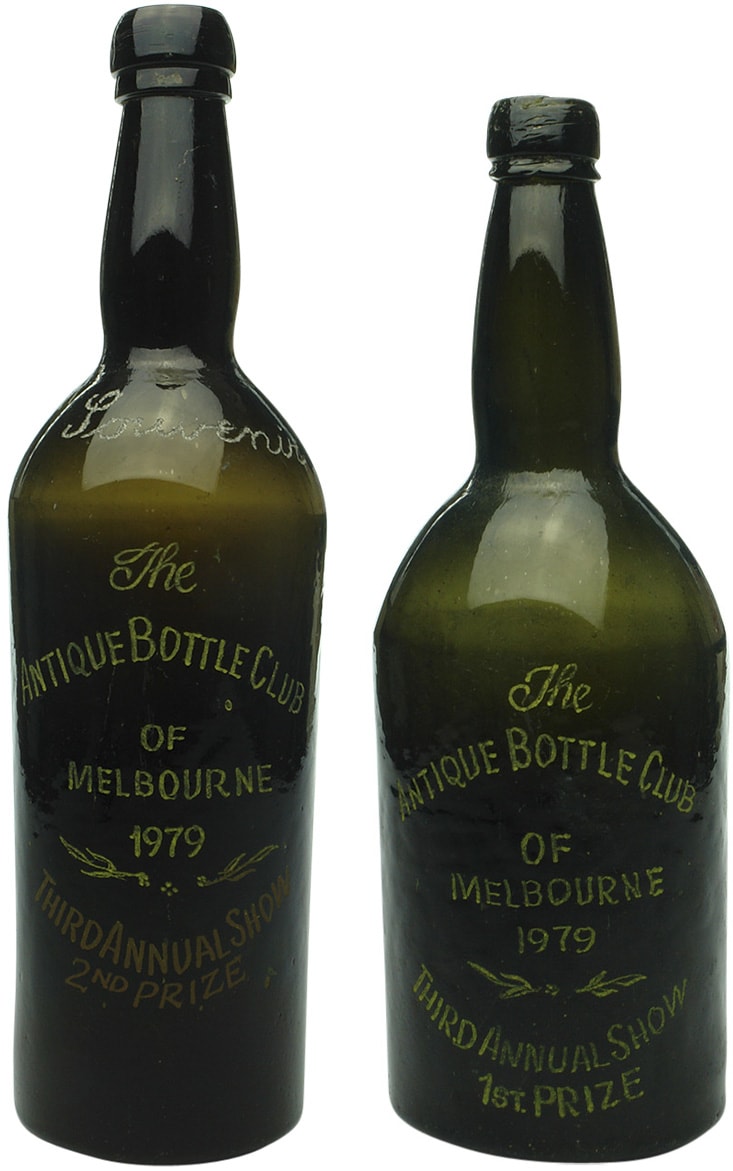 Black Bottles 1979 Melbourne Show Prizes