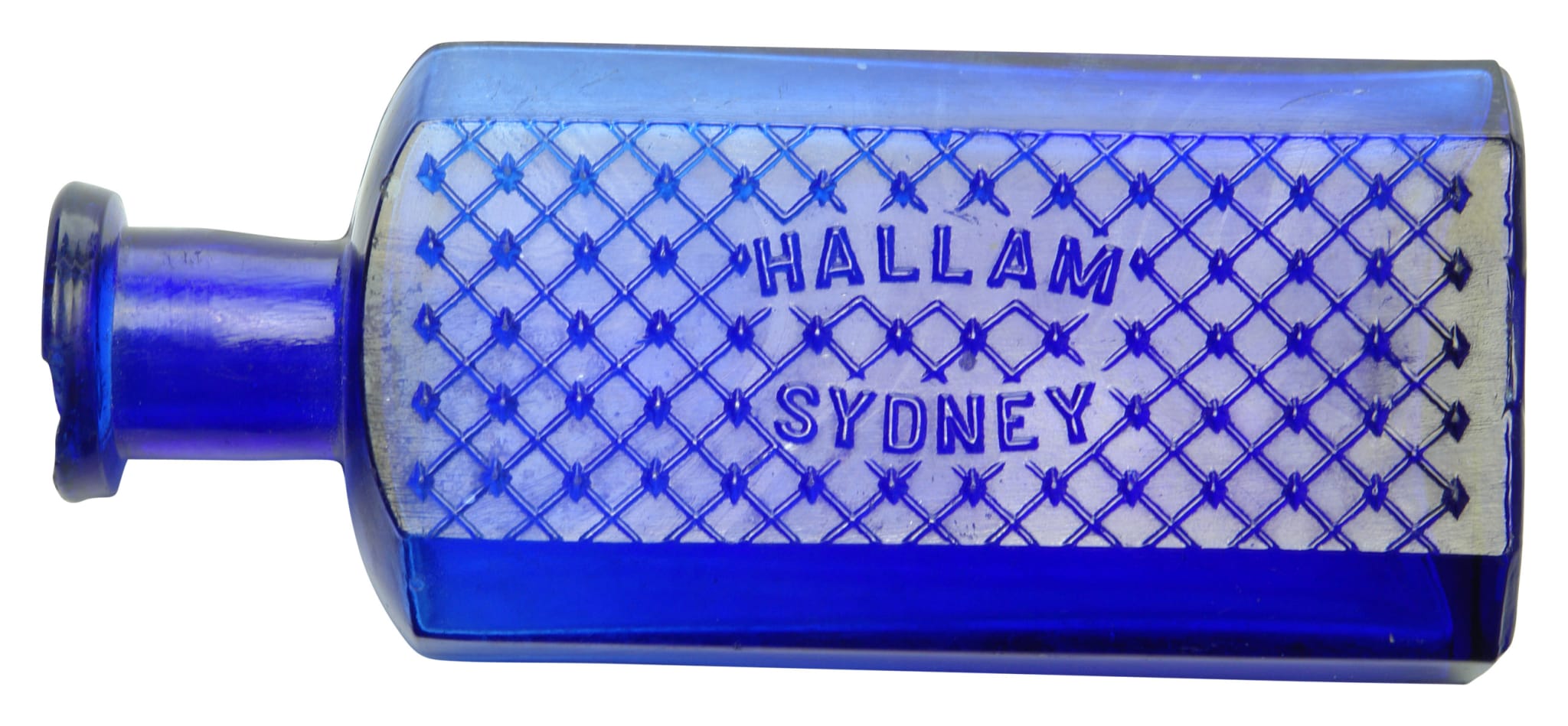 Hallam Sydney Cobalt Blue Poison Bottle