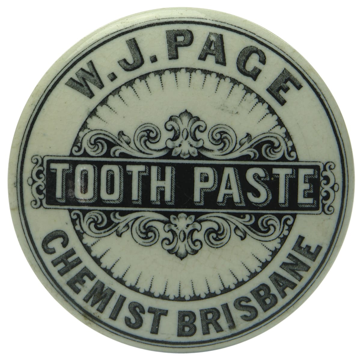 Page Chemist Brisbane Tooth Paste Pot Lid