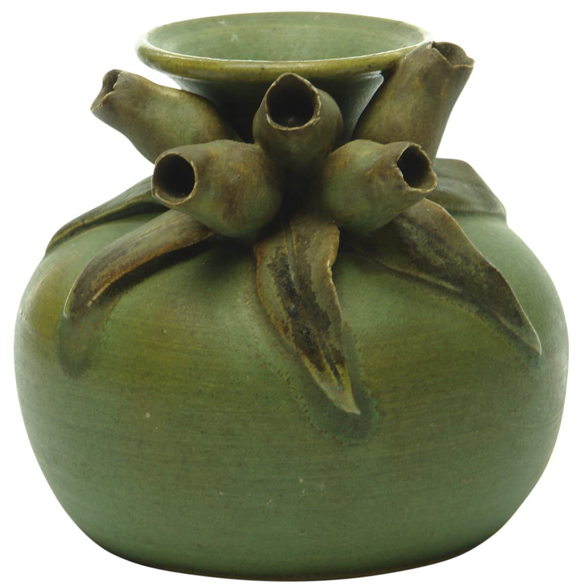 Gumnut Leaf Pottery Ceramic Pot