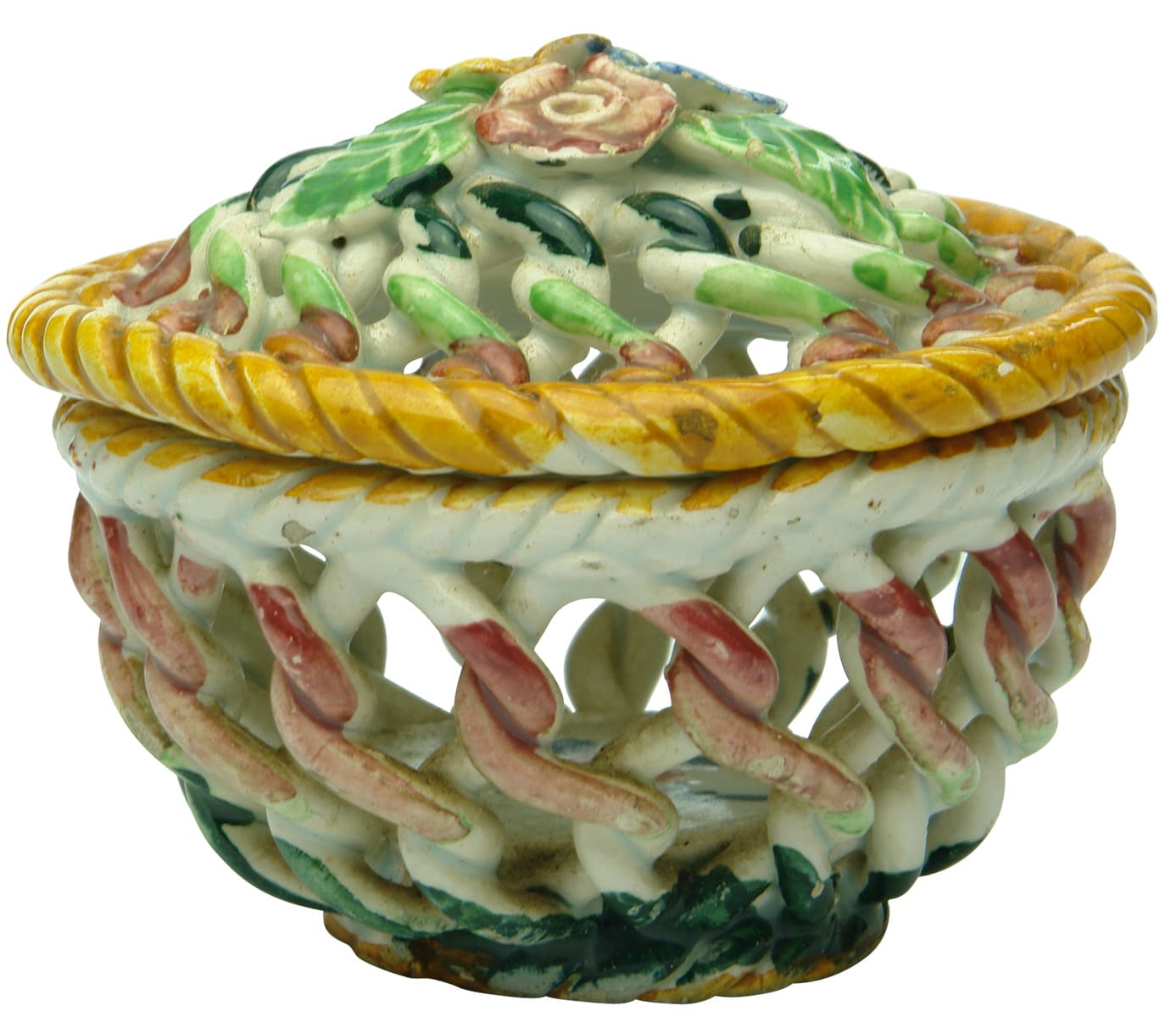 Ceramic Interweaved Pottery Dish