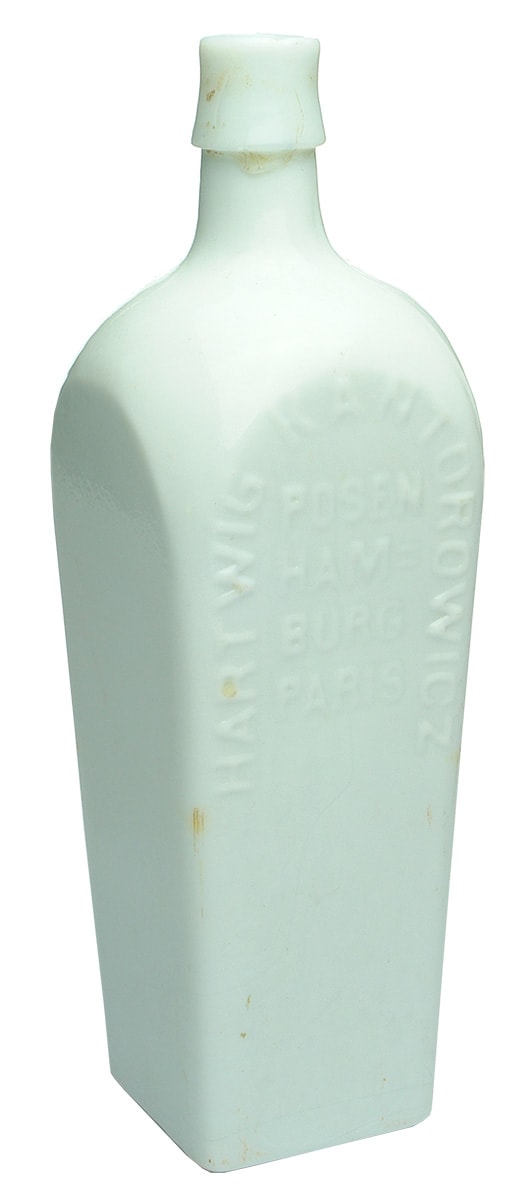 Hartwig Kantorowicz Posen Hamburg Paris Bitters Bottle