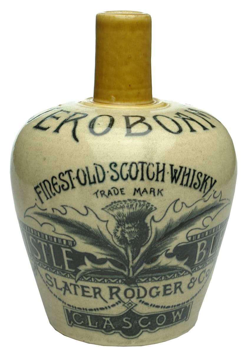Jeroboam Slater Rodger Scotch Whisky Stoneware Jug