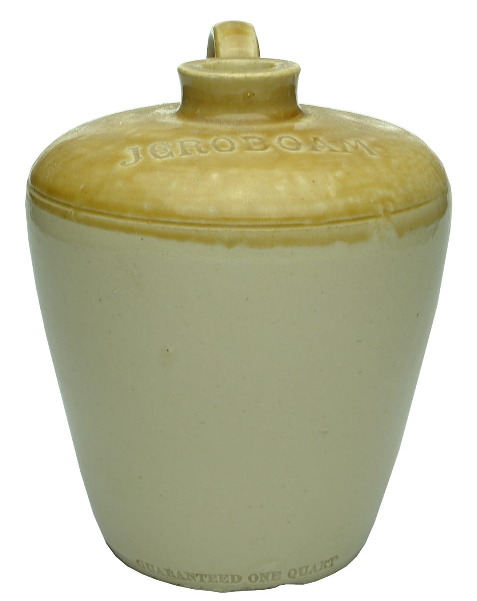 Jeroboam Guaranteed One Quart Stoneware Jug