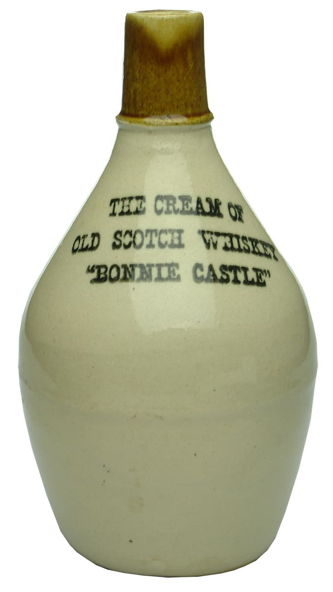 Bonnie Castle Cream Scotch Whisky Jug
