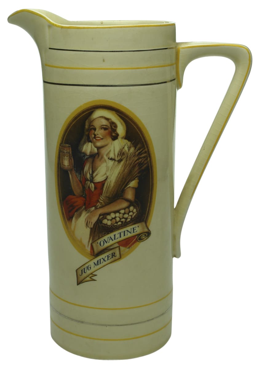 Ovaltine Pottery Jug Mixer