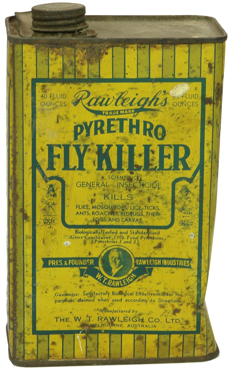 Rawleighs Pyrethro Fly Killer Tin