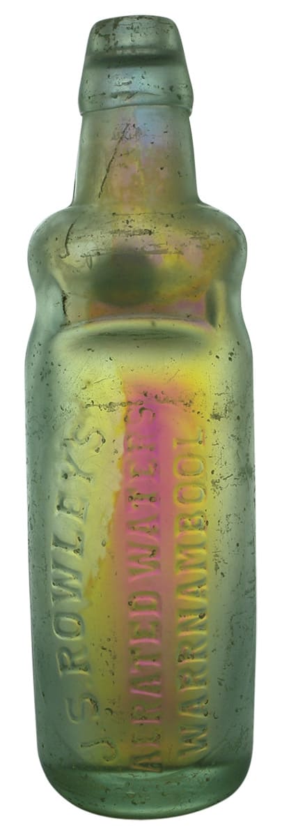 Rowley's Aerated Waters Warrnambool Codd Bottle