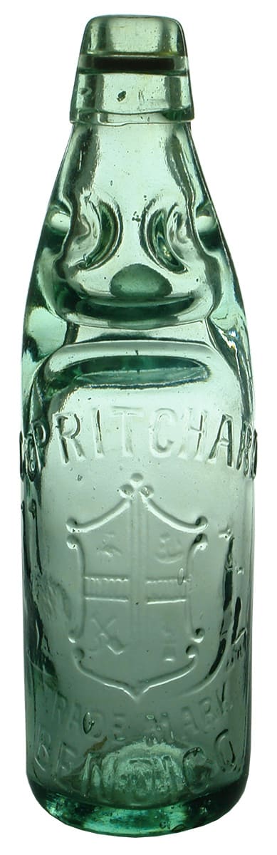 Pritchard Bendigo Australia Codd Marble Bottle