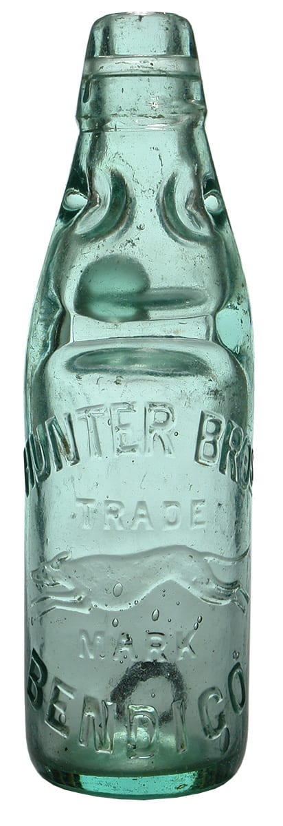 Hunter Bros Bendigo Greyhound Codd Bottle