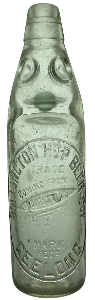 Bollington Hop Beer Zeppelin Geelong Codd Bottle