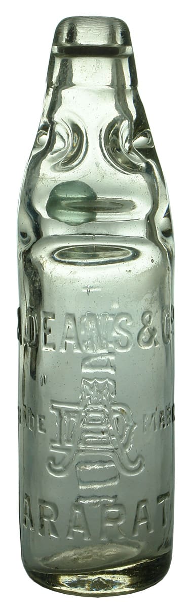 Deans Ararat Lemonade Codd Bottle