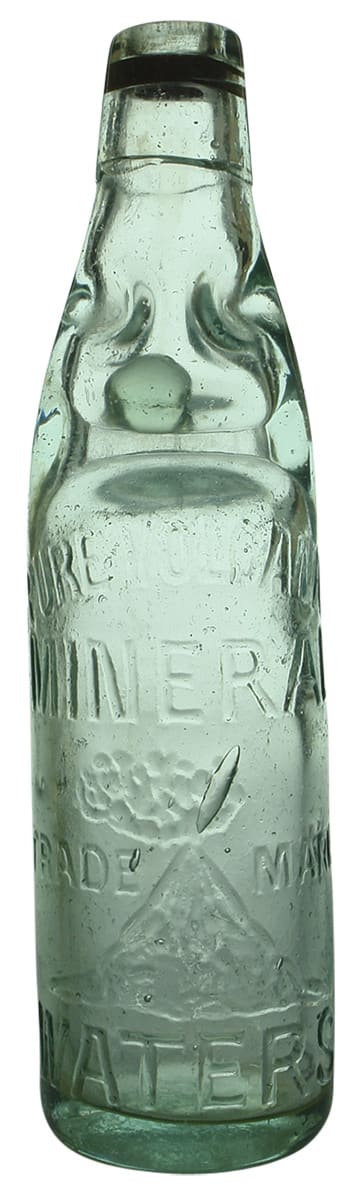 Gow Footsracy Volcanic Aerated Waters Codd Bottle