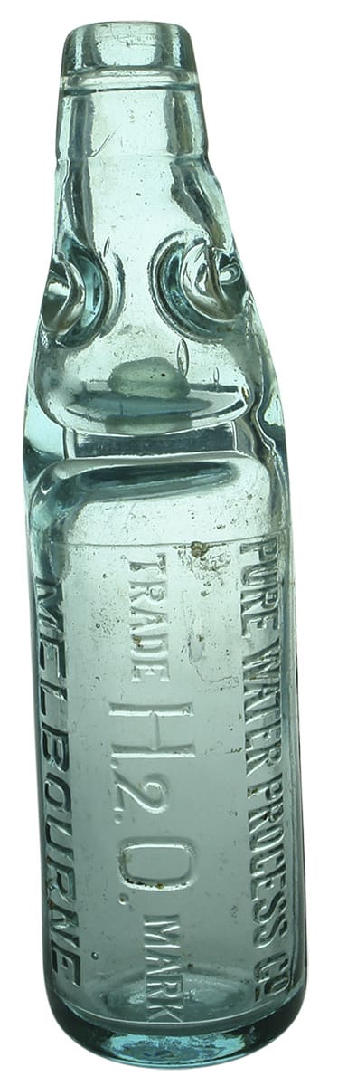 Pure Water Process Melbourne Codd Bottle