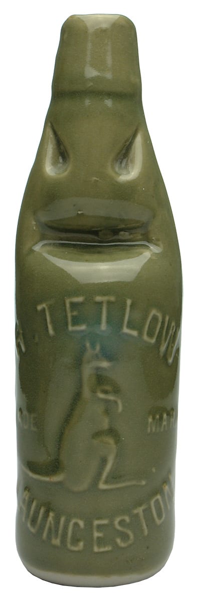 Tetlow Launceston Kangaroo Ceramic Codd Bottle