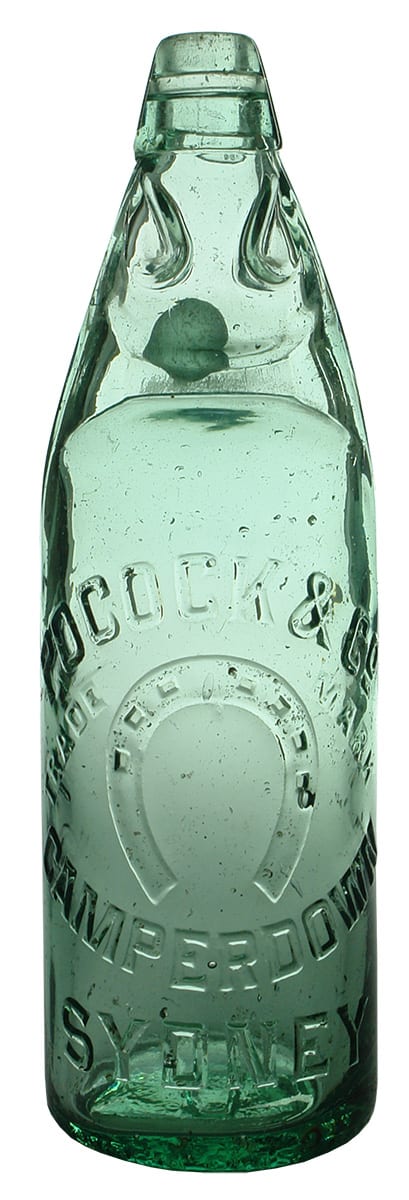 Pocock Sydney Horseshoe Codd Marble Bottle
