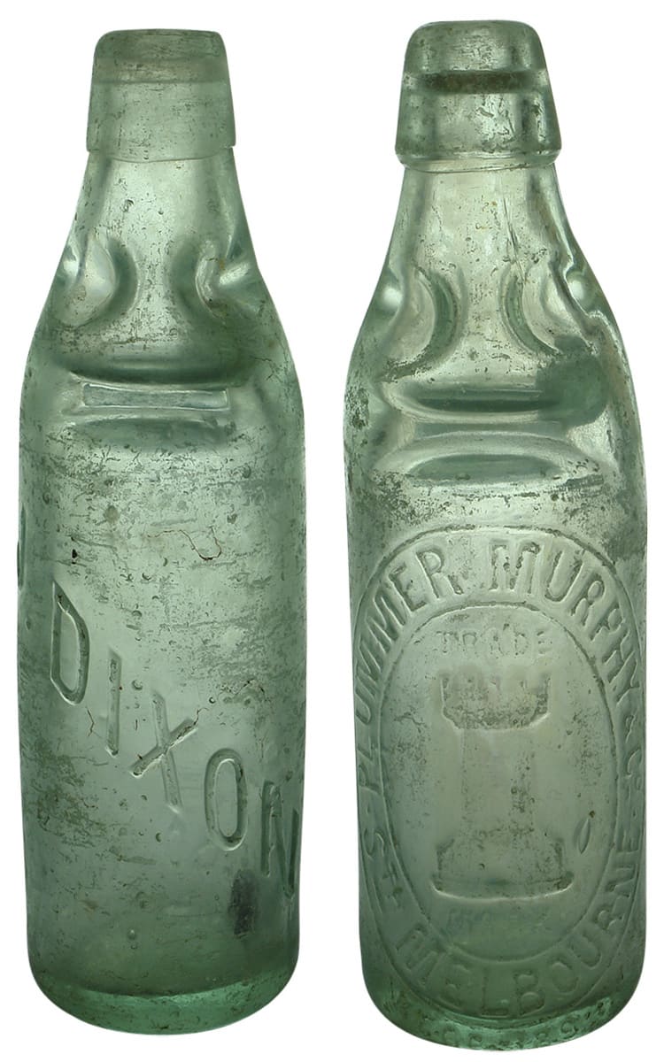 Collection old Codd Marble Bottles