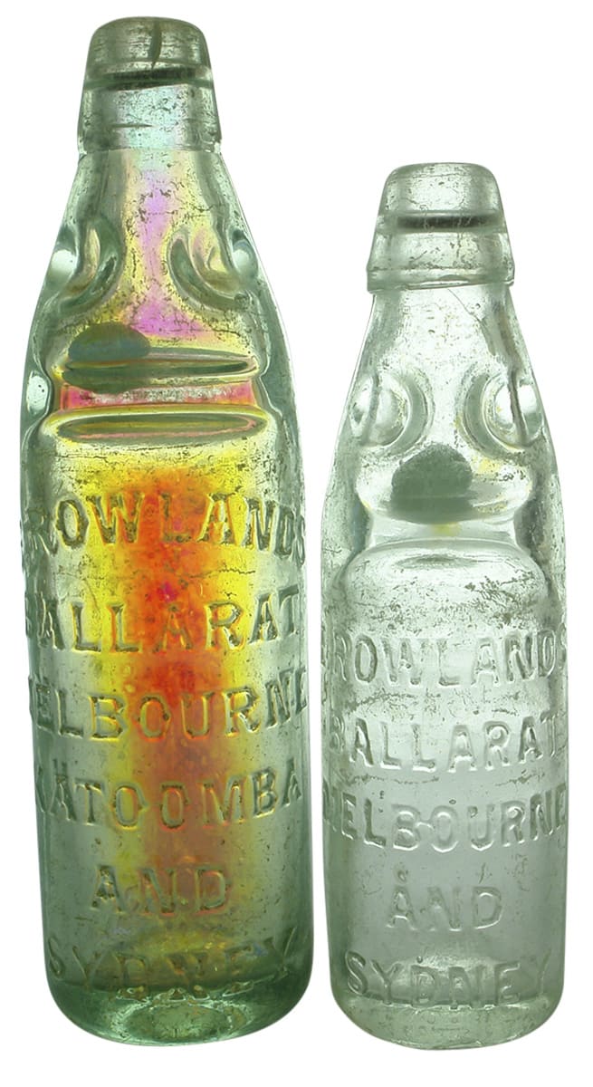 Rowlands Collection Codd Bottles